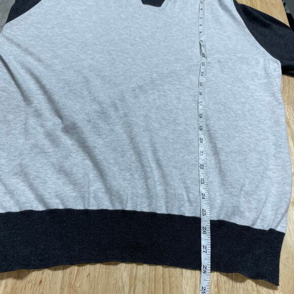 Canali Black Edition NWOT Men's Gray Black Long Sleeve Sweater Size 54 US XL - Picture 6 of 8